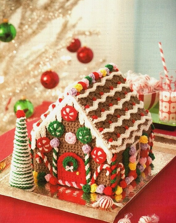 Y291 Crochet PATTERN ONLY Stitchy Gingerbread by BeadedBundles