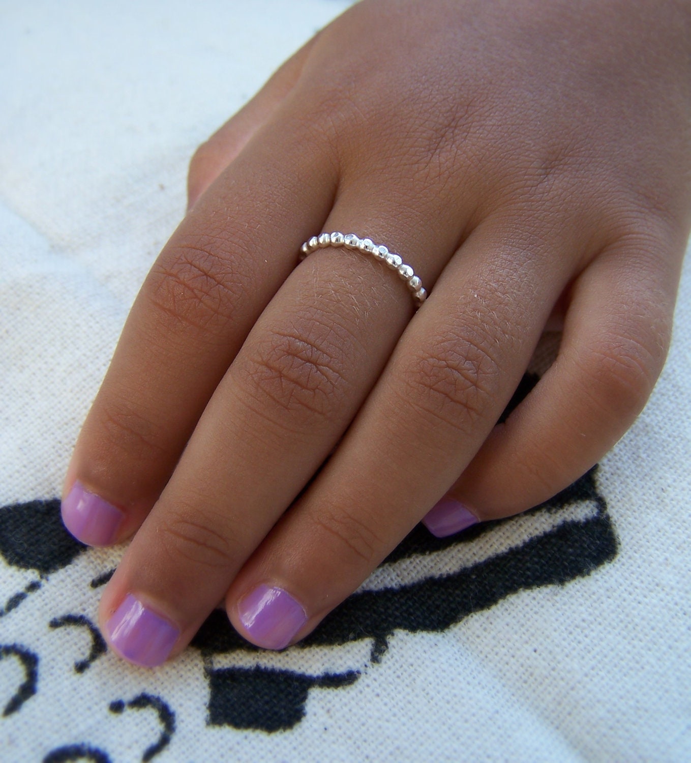 For a Child or Yourself - One Star Ring - Size 1.5 - Sterling Silver