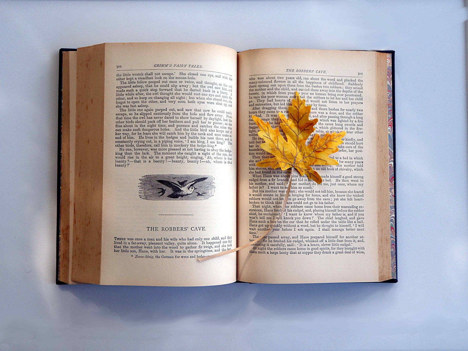 Yellow Fabric Maple Leaf Bookmark Fall Decor