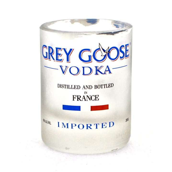 One Jumbo Grey Goose Vodka Shot Glass  //  200 mL Bottle