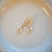 Grecian Leaves Post Bridal Crystal Earring - Other Colors Available