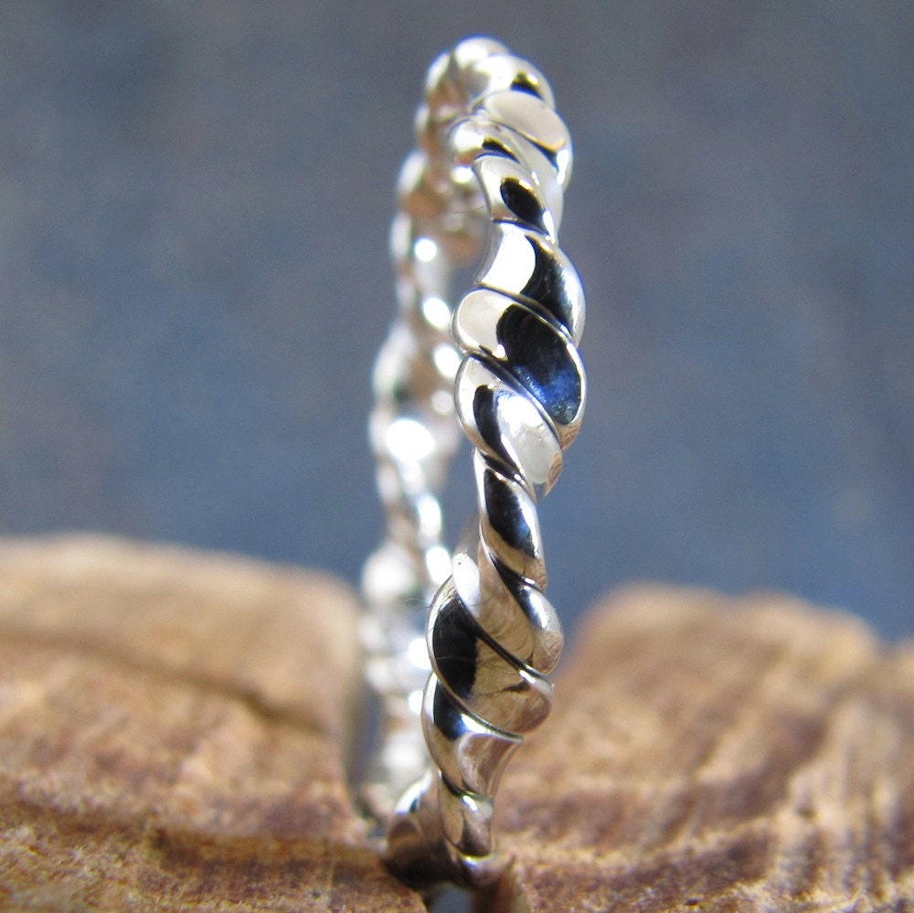 Argentium Sterling Silver Stacking Ring Number 5