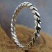 Argentium Sterling Silver Stacker Ring Number 1