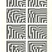 vintage optical illusion art print book plate black and white pop art design framable retro home decor mod hippie abstract picture 61 & 62