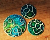 Vintaj Natural Brass embossed pendants and charms
