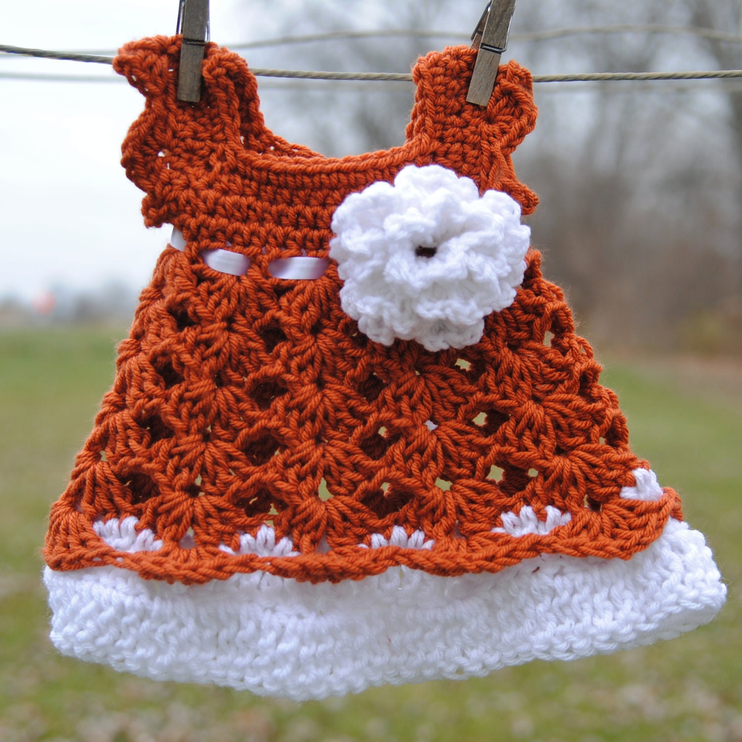 Baby Girl Pumpkin Outfit Newborn Dress Headband Shower gift Photo prop Take home First Outfit Infant