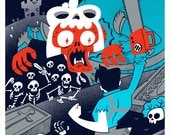 Sight For Sore Bones - 16x20 Army of Darkness screenprint