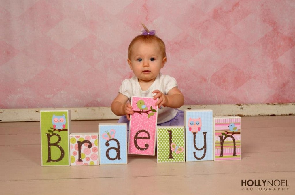 Personalized Wood Blocks -  M2M Pottery Barn's Hayley - Baby Room Decor Custom Name Letters - Baby Letter Blocks