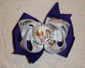 M2M Tangled, Repunzel-- Purple Twisted Boutique 4 Inch Bow