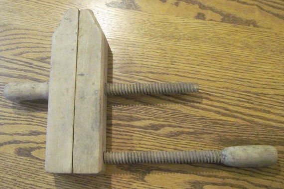 Vintage Wood Clamps