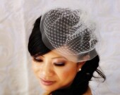 8 inch Petite Double Layered Birdcage Veil