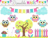 Little Hoot Garden- Clipart for Personal or Commercial Use Il_170x135