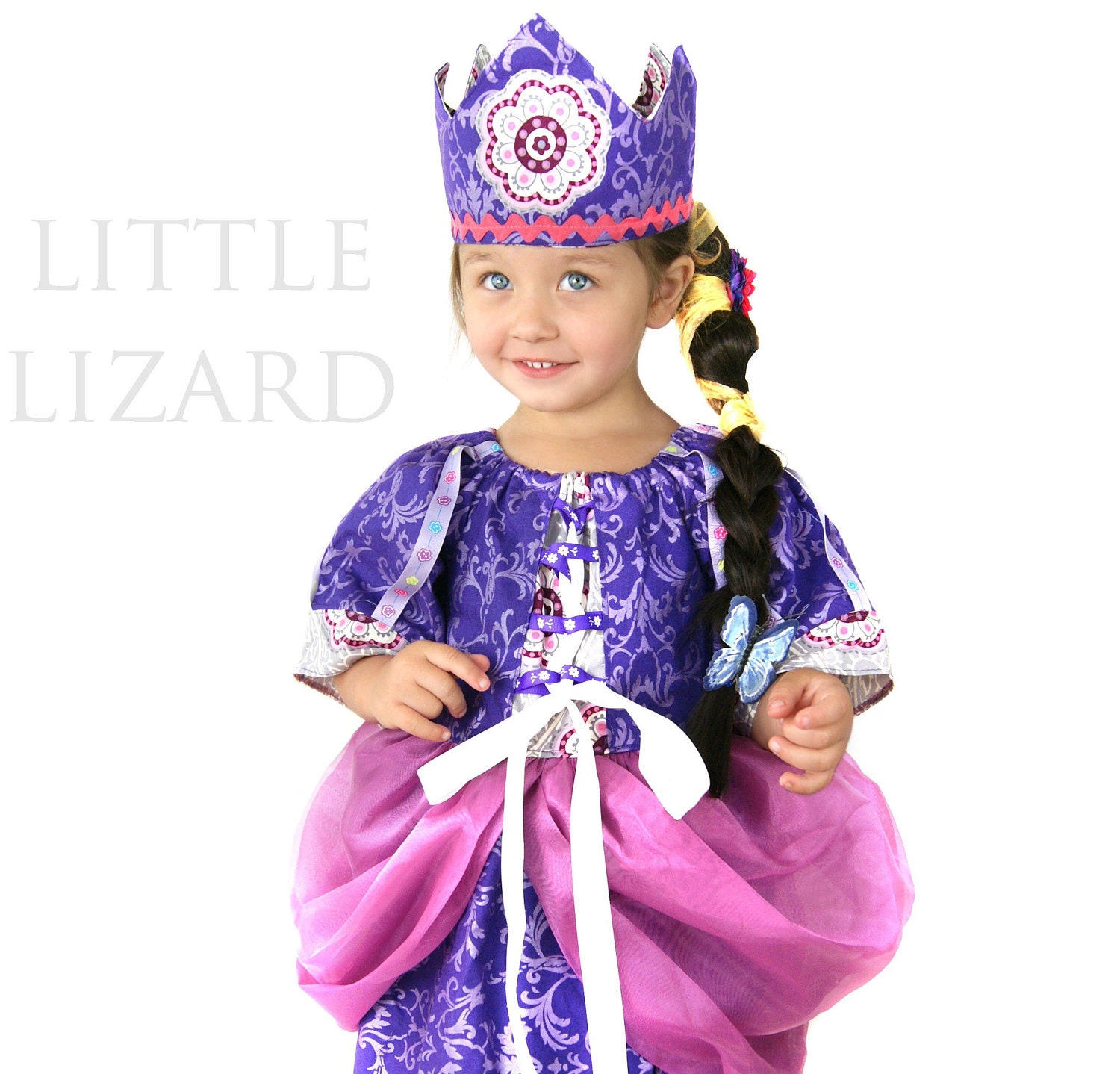 Crown Sewing Pattern, Princess Tiara, Birthday Party Hat Tutorial - 3m-adult