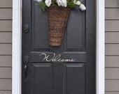 Welcome Sign-Front Door Vinyl Decal