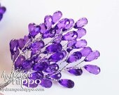 Bling Spray - 2 Sets - 24 Pieces - 3 inches long -  Purple