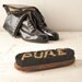 Vintage Wooden Bristle Brush PURE Advertising