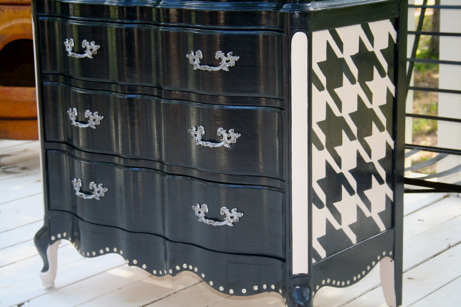 Custom Painted Made to Order Vintage French Chest of Drawer Dresser