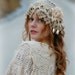 1920s Style Flapper Wedding Cap
