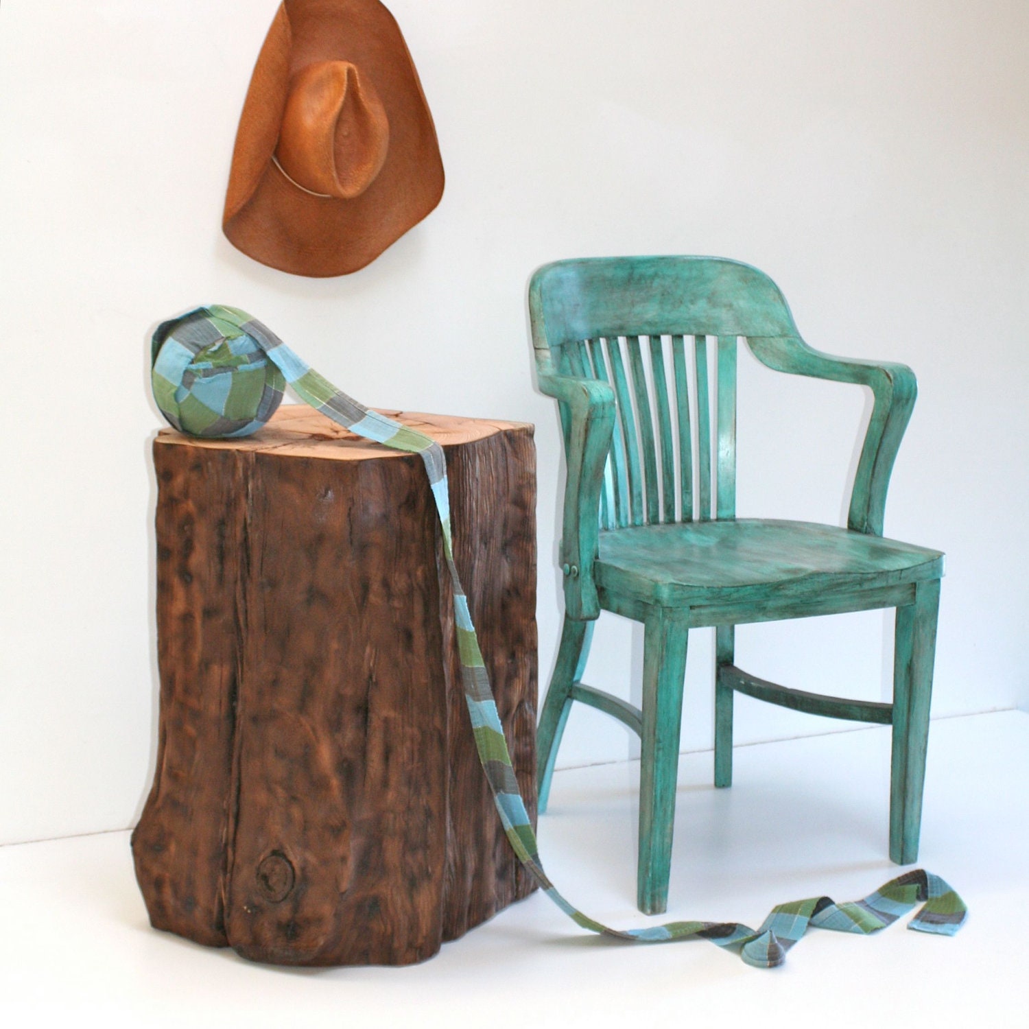 Table Nightstand Tree Stump Timber Block TALL by realwoodworks1