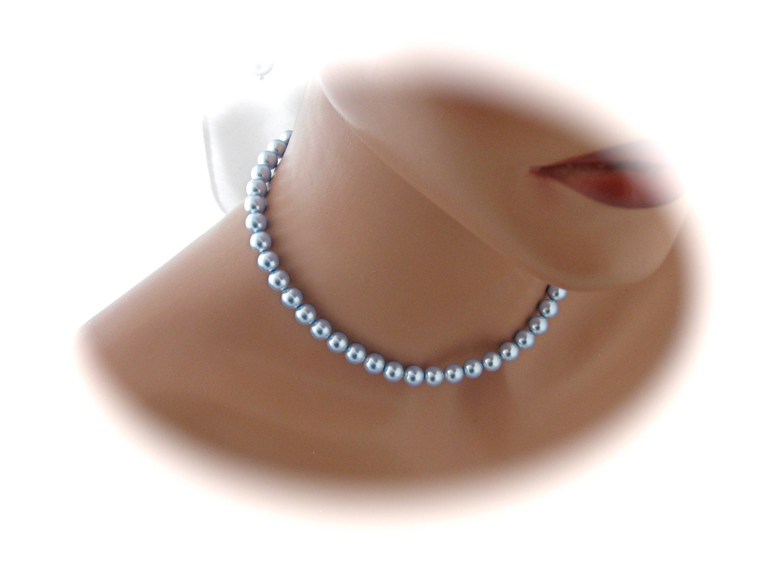 Blue Bridesmaid Jewelry Set Bridal Necklace and earrings Set, Bridal Bracelet, Wedding Jewelry with Blue Swarovski Pearls
