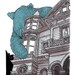 The Giant Bear on Haight limited edition giclée print