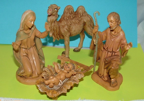 Fontanini Depose Italy Christmas Nativity Set Vintage 1983