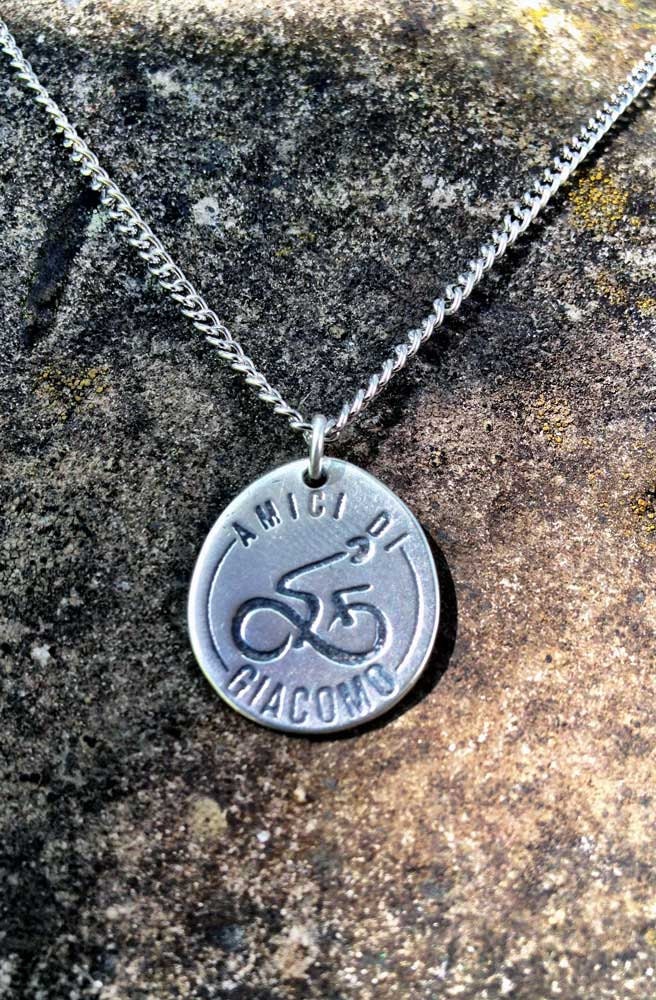 Bike Jewelry - Friends of Jack Sterling Silver Pendant