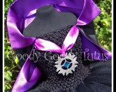 TWILIGHT BABY Vampire Inspired Tutu Dress with Cape - Large 4-6T