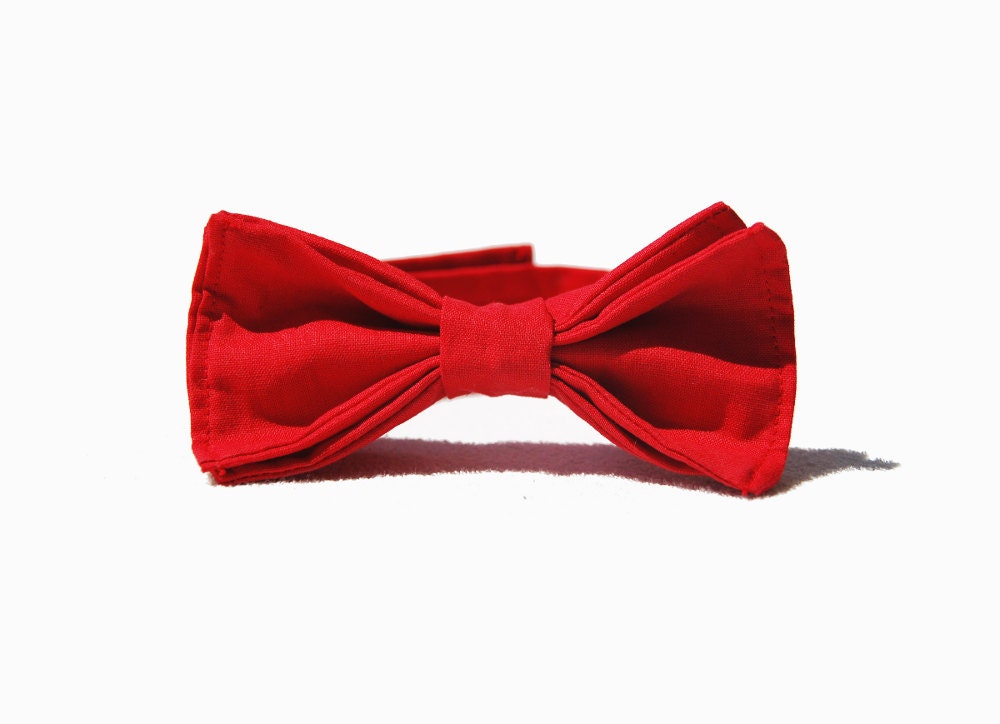 Chic Red Bow Tie - morion