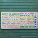 NEW Family Rules Sign - Believe in Miracles - Colorful Typography Word Art in Landscape