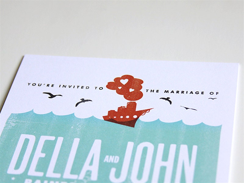 Custom (From Scratch) Wedding Invitation Design