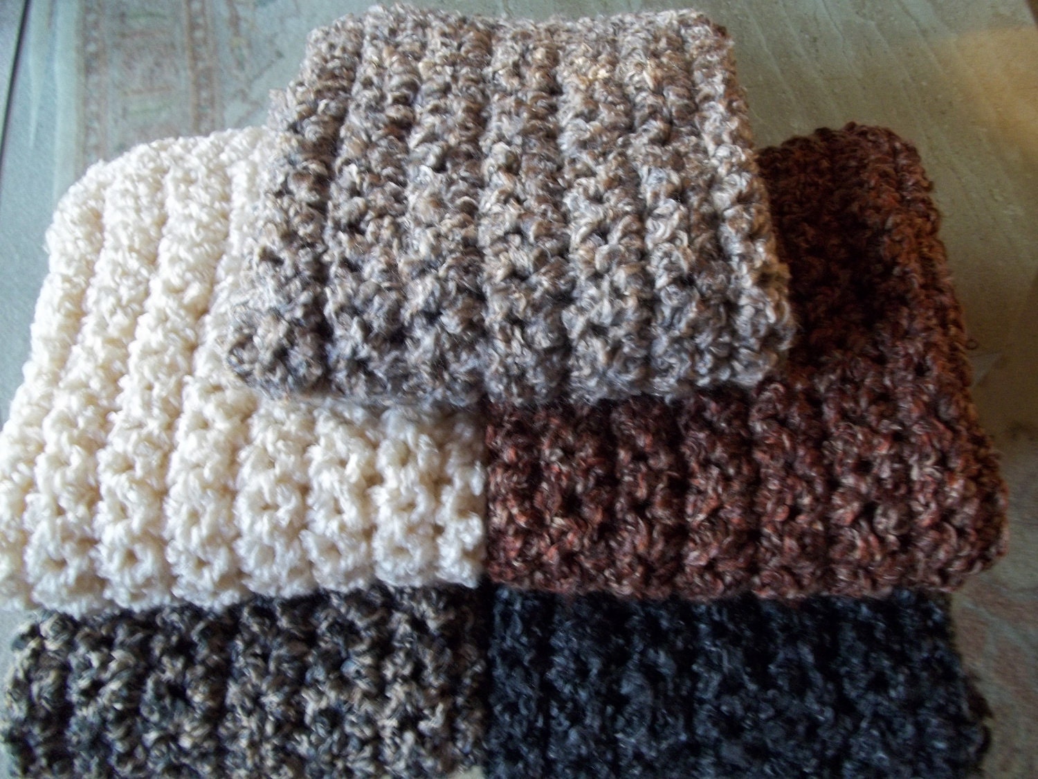 Newborn Photo Prop Blanket Newborn Baby Photography Prop Hand Crochet Blankets Pick your color