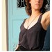 Pearl and Gunmetal Delicate Body Chain, Reversible Vest