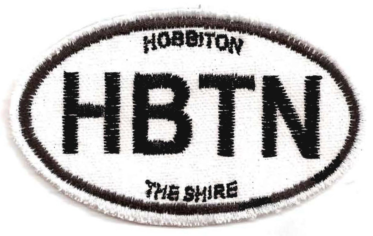 Lord of the Rings, The Hobbit, Hobbiton, Euro Sticker style Patch