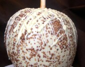 Cinnamon Infused Sugar Cane Caramel Apple with Belgian Chocolate