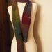 ON SALE Scarf Beautiful Multicolor Stripes in Jewel Tones Purple Magenta Blue Amber Green