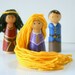 Rapunzel Wooden Doll Set - Set of 3 - Tangled