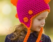 Hot Pink and Bright Orange Dinosaur - Available in 6 sizes