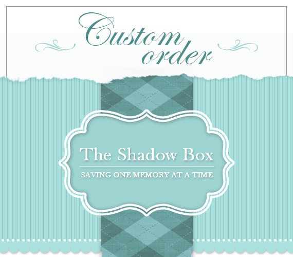 Custom Order:  KEEPSAKE BOX with Engraved Nameplate for Sara B