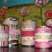 Recycled/Upcycled Can Office Organizers - Set of 5 "Pretty in Pink"