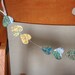 Bulk Chair Garlands - 50 vintage map heart garlands