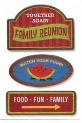 Karen Foster Picnic Family Reunion Sign
