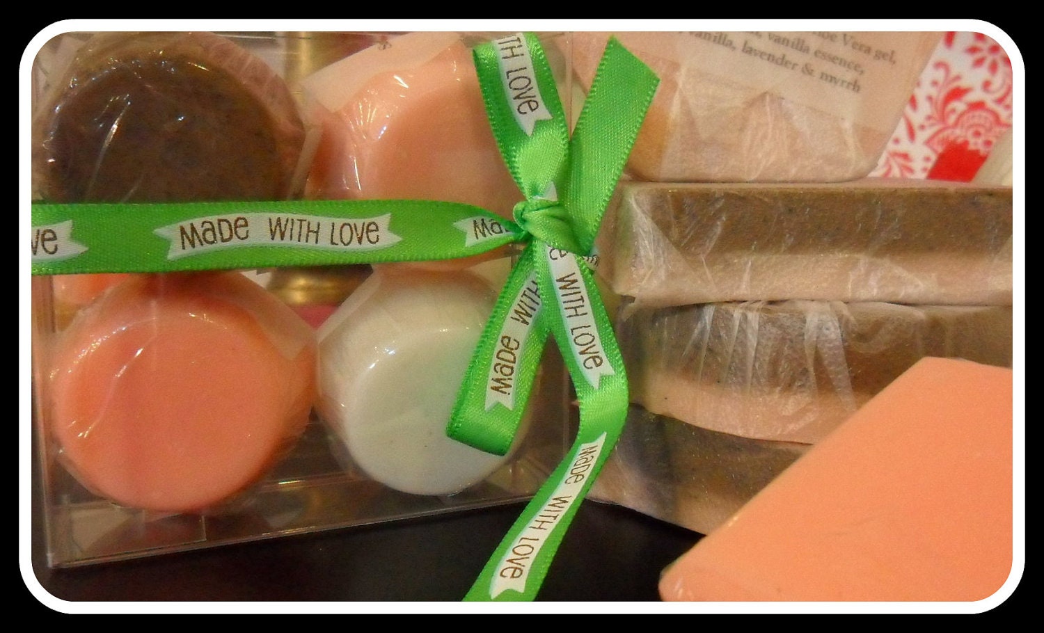 SALE- Natural Soap Sampler- Pick 4- Gifts Under 15- FREE SHIPPING