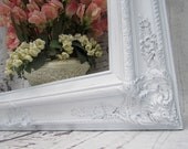 WEDDING PICTURE FRAMES For Sale -MaNY SiZES- Fits 20"x24" Picture Mirror White Ivory - Photo Prop Engagement Frame Baroque Decorative Frame