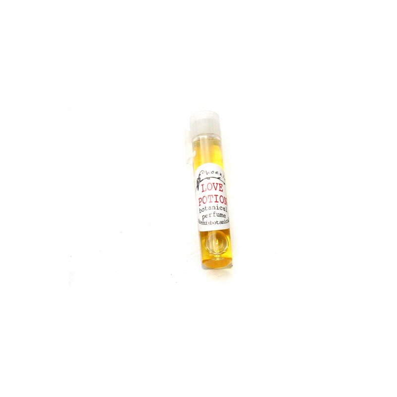 Love Potion Botanical Perfume Oil - Spicy Warm Floral - Natural Artisanal Perfume - Organic - Vegan - Sample Vial