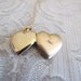 SALE - Locket / Heart Shaped Locket with Diamond Chip c.1960s
