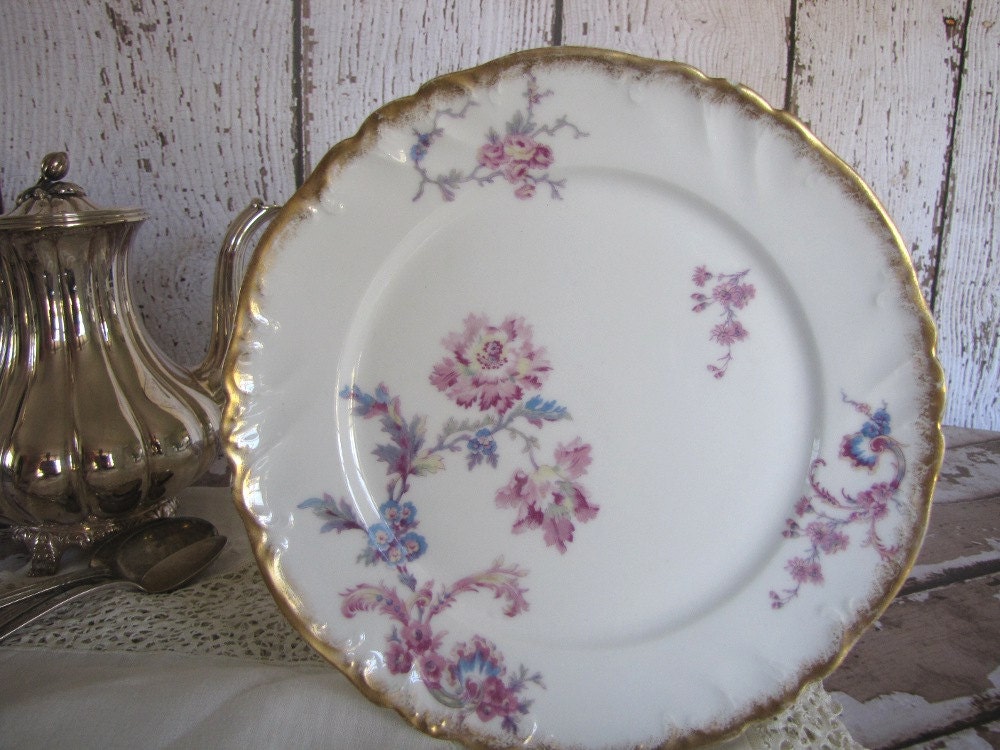 Antique Limoges France Plate Rare from AllieEtCie