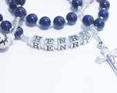 New York Yankees Baseball Baptism Rosary
