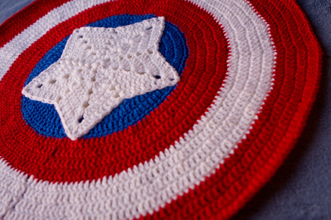 Captain America Baby Blanket - Marvel The Avengers - Made To Order