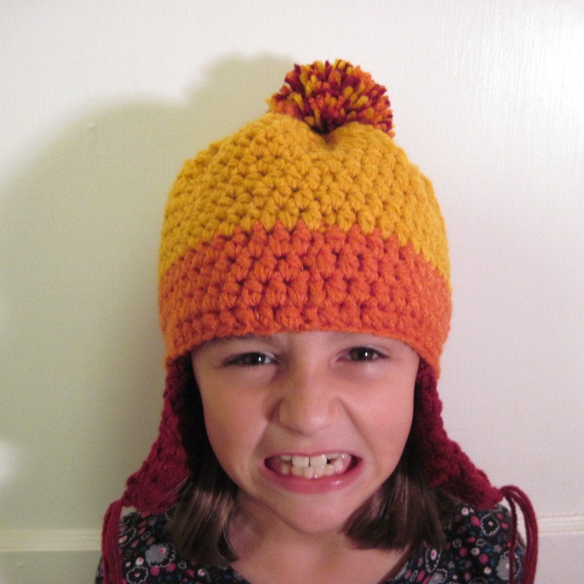 Jayne Hat from Firefly / Serenity Crochet Beanie with Ear Flaps